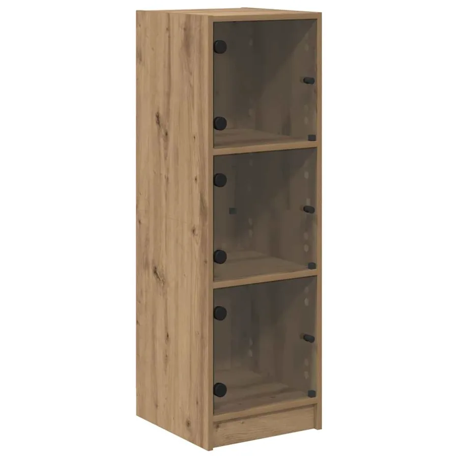 Haut Armoire Chêne artisanal 35 x 37 x 109 cm Bois d'ingénierie - 2