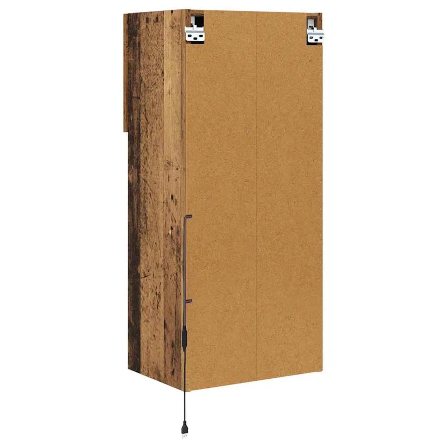 Meuble TV mural Bois ancien 40,5 x 30 x 90 cm Bois d'ingénierie - 11