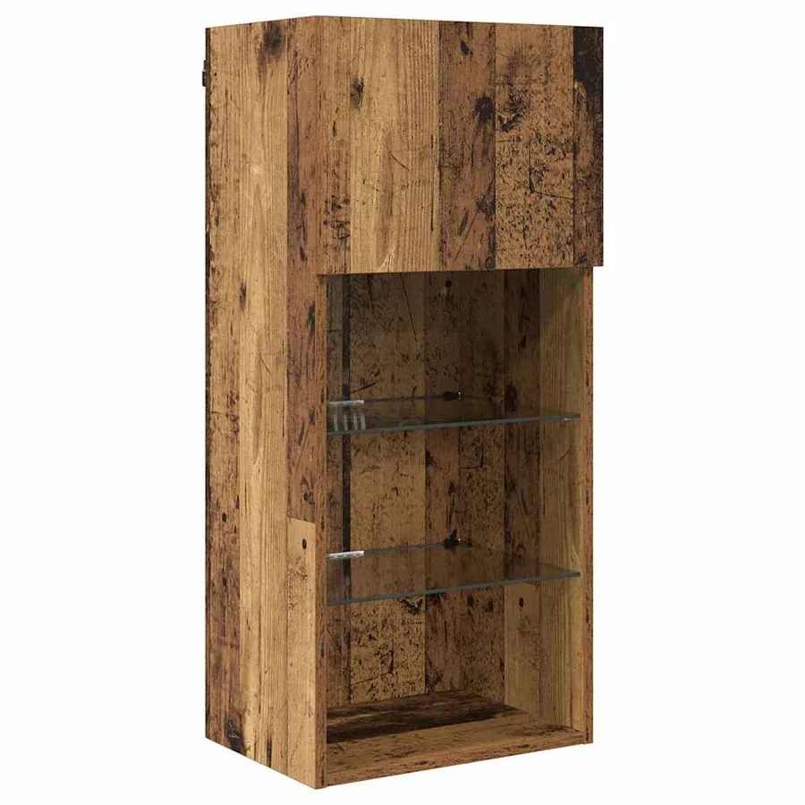 Meuble TV mural Bois ancien 40,5 x 30 x 90 cm Bois d'ingénierie - 7