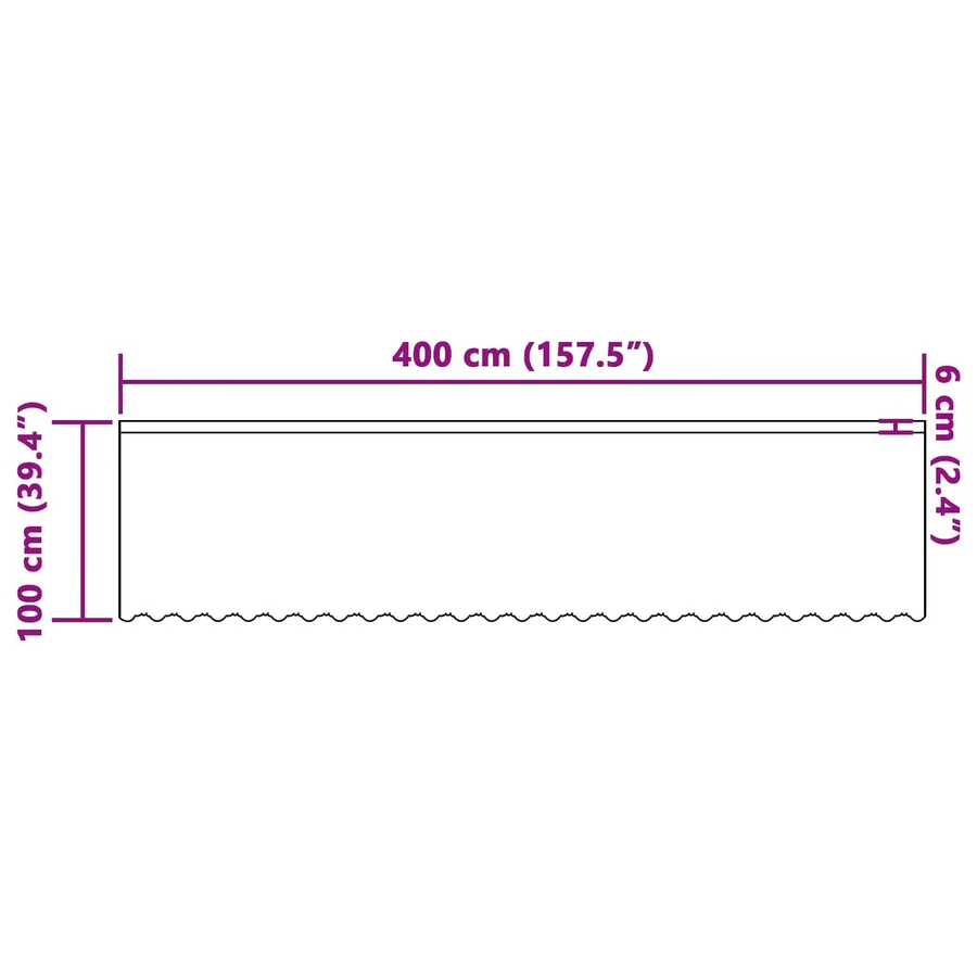 Rideau en Dentelle Floral Blanc 100 x 400 cm Polyester - 8