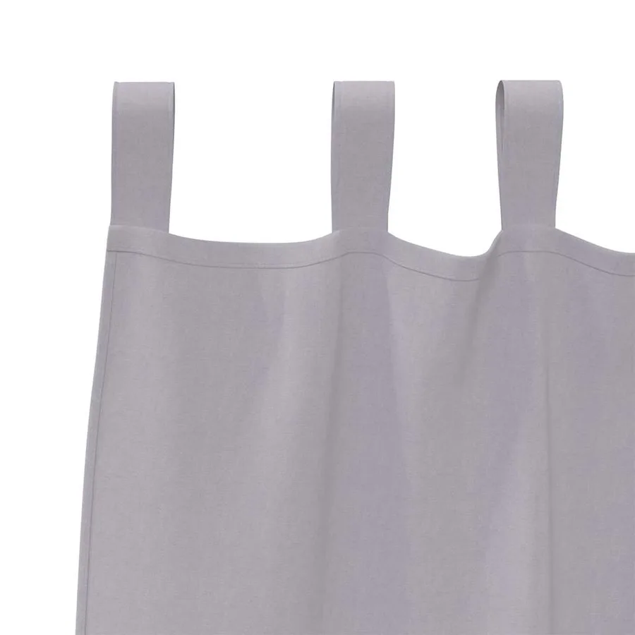 Rideaux occultants avec anneaux 2 pcs Gris métal 175 x 140 cm - 5