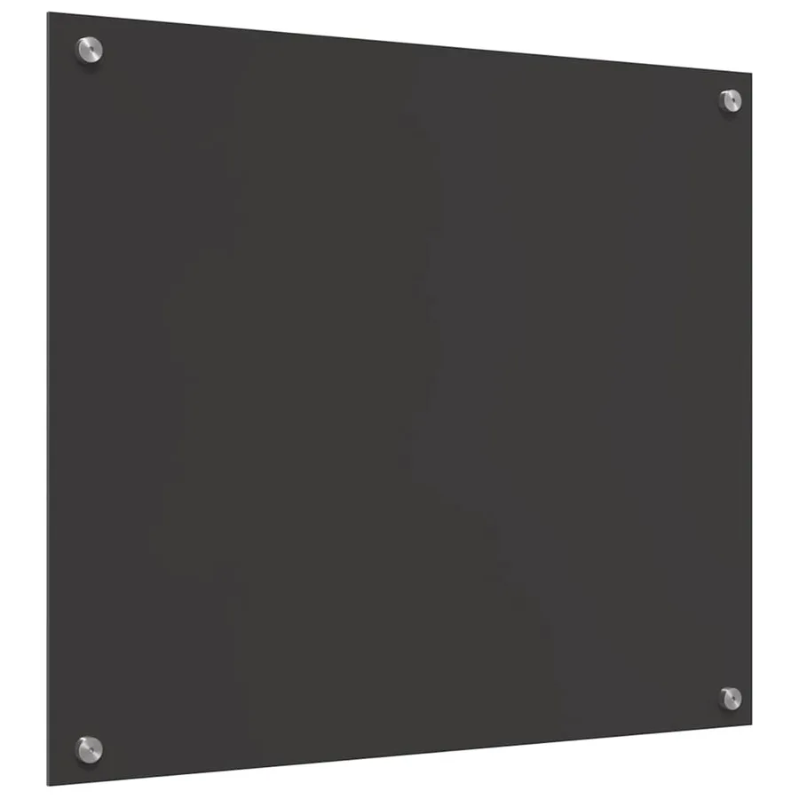 Crédence de cuisine 2 pcs Gris foncé 70 x 60 cm verre trempé - 6