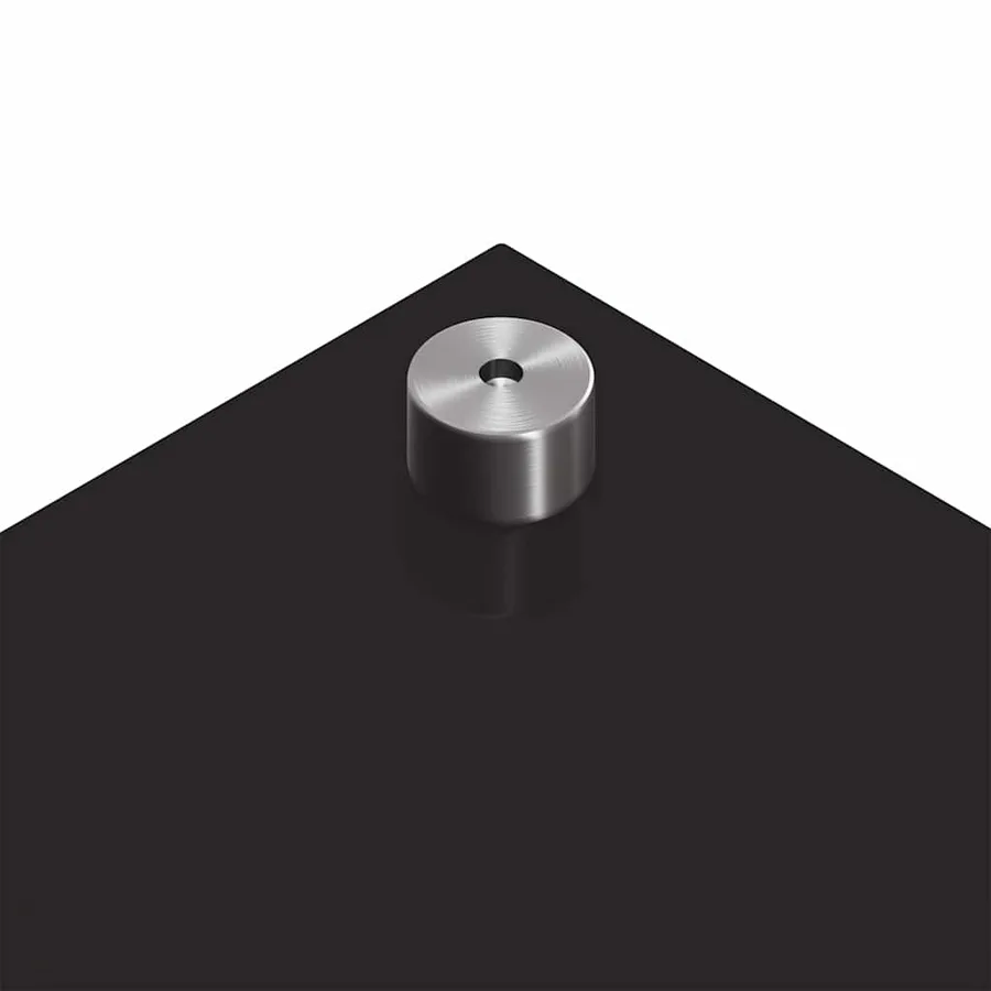 Crédence de cuisine 2 pcs Noir 120 x 40 cm verre trempé - 9