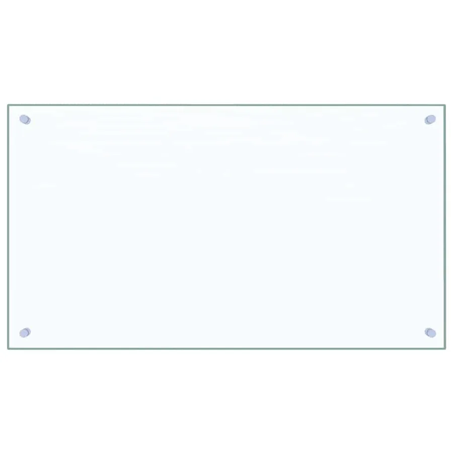 Crédence de cuisine 2 pcs Transparent 90 x 50 cm verre trempé - 4