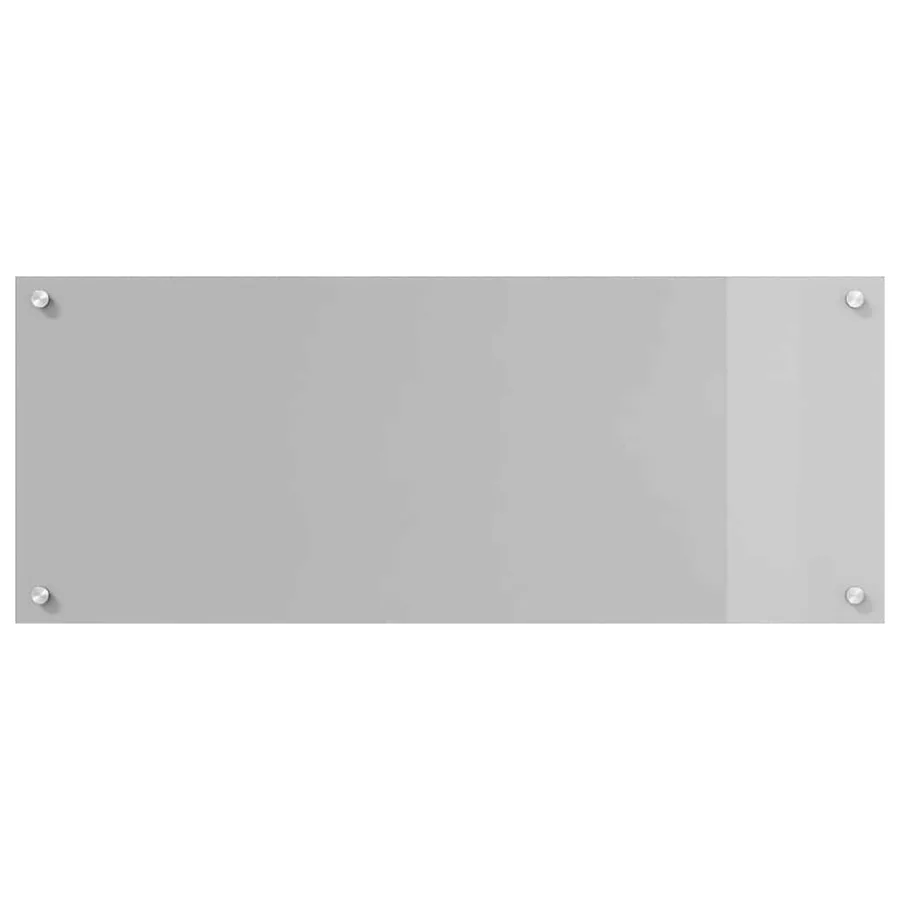 Crédence de cuisine 2 pcs Gris clair 100 x 40 cm verre trempé - 4