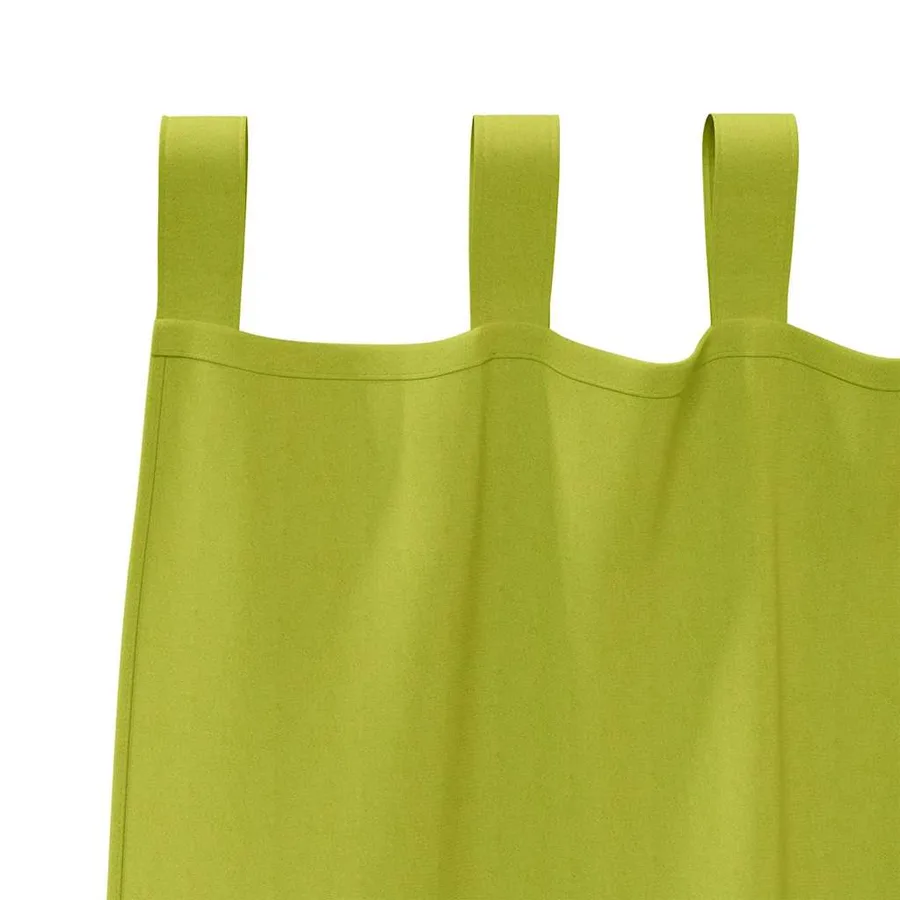 Rideaux occultants avec anneaux 2 pcs Vert 140 x 140 cm - 5