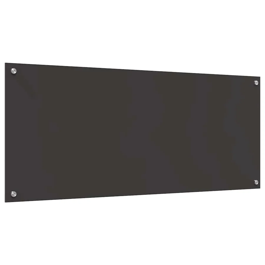 Crédence de cuisine 2 pcs Gris foncé 120 x 50 cm verre trempé - 6