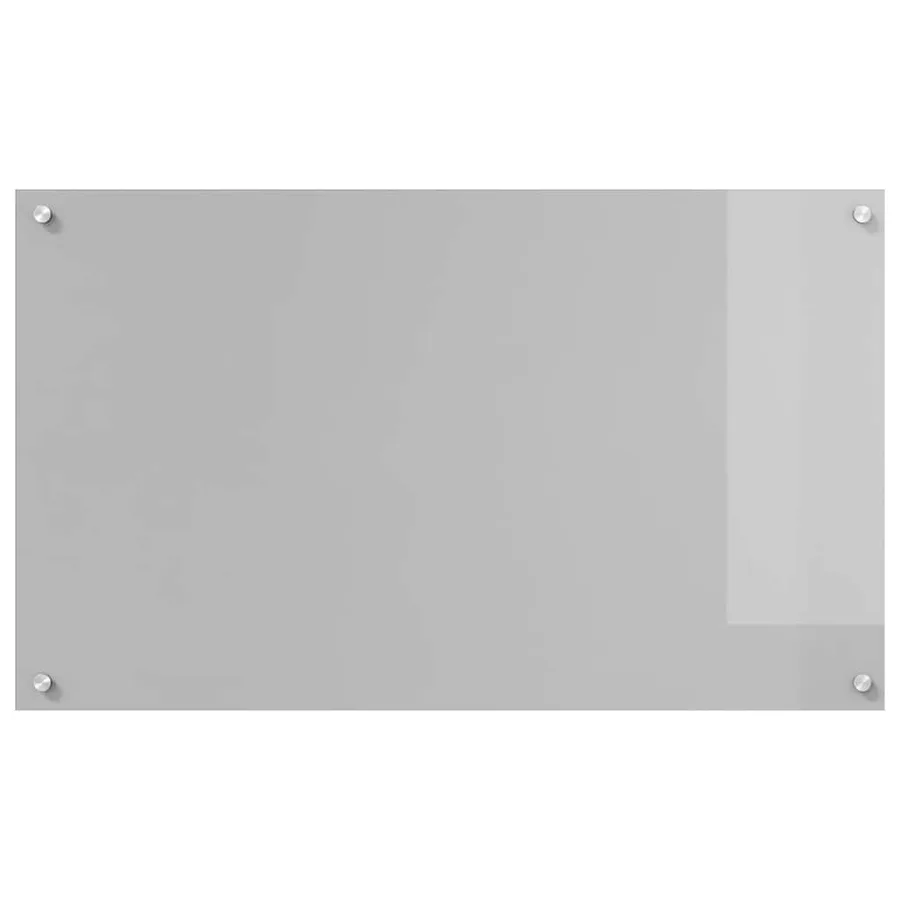 Crédence de cuisine 2 pcs Gris clair 100 x 60 cm verre trempé - 4