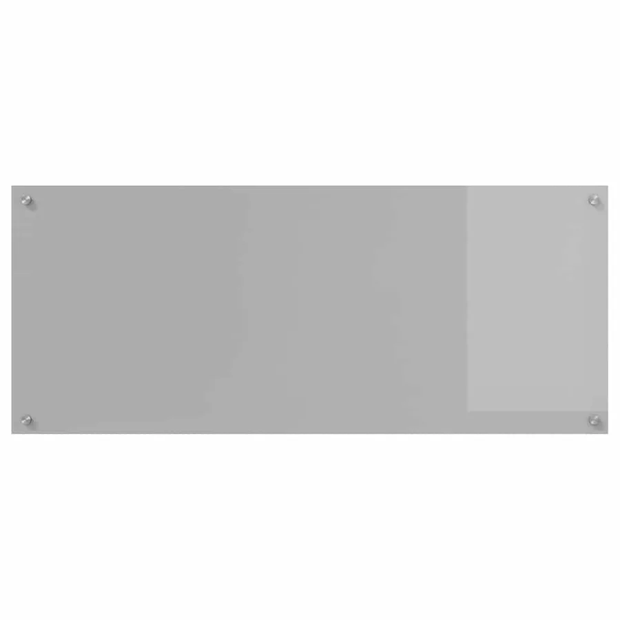 Crédence de cuisine 2 pcs Gris clair 120 x 50 cm verre trempé - 4