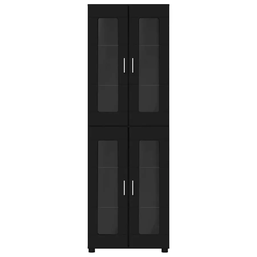 Haut Armoire FLORIN Noir 60 x 35 x 182 cm Bois d'ingénierie - 6