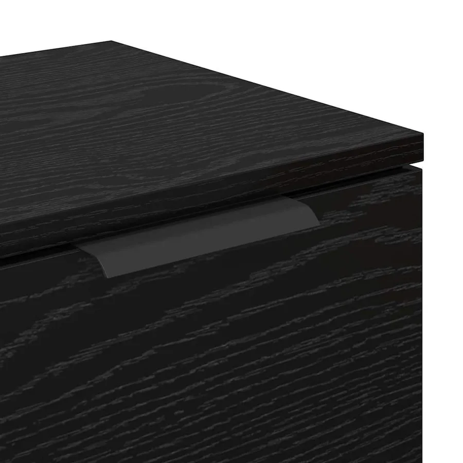 Buffets 2 pcs Chêne noir 60 x 30 x 70 cm Bois d'ingénierie - 10