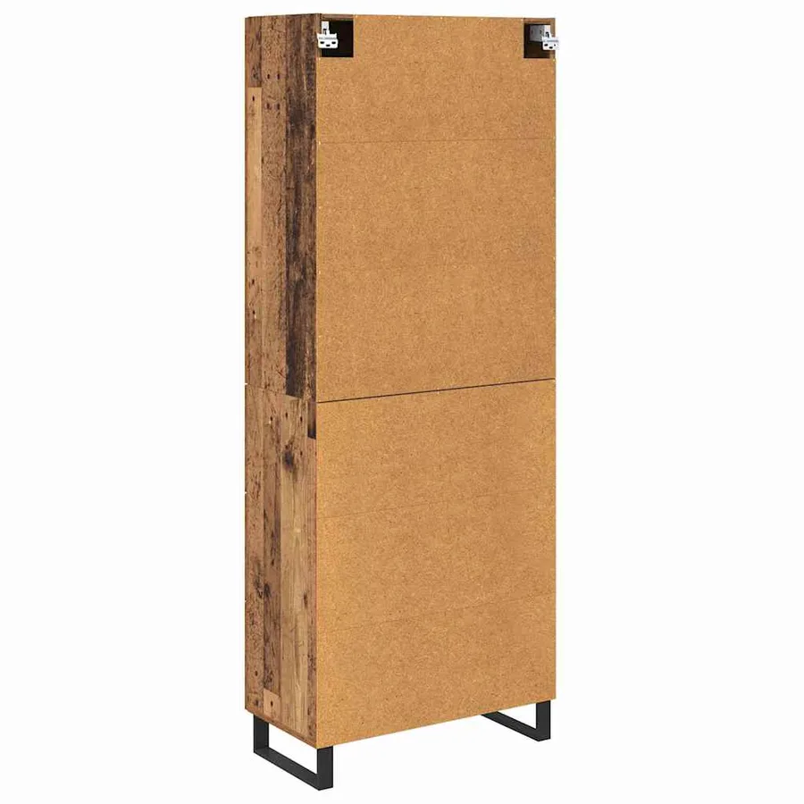 Haut Armoire Bois ancien 69,5 x 34 x 180 cm Bois d'ingénierie - 10