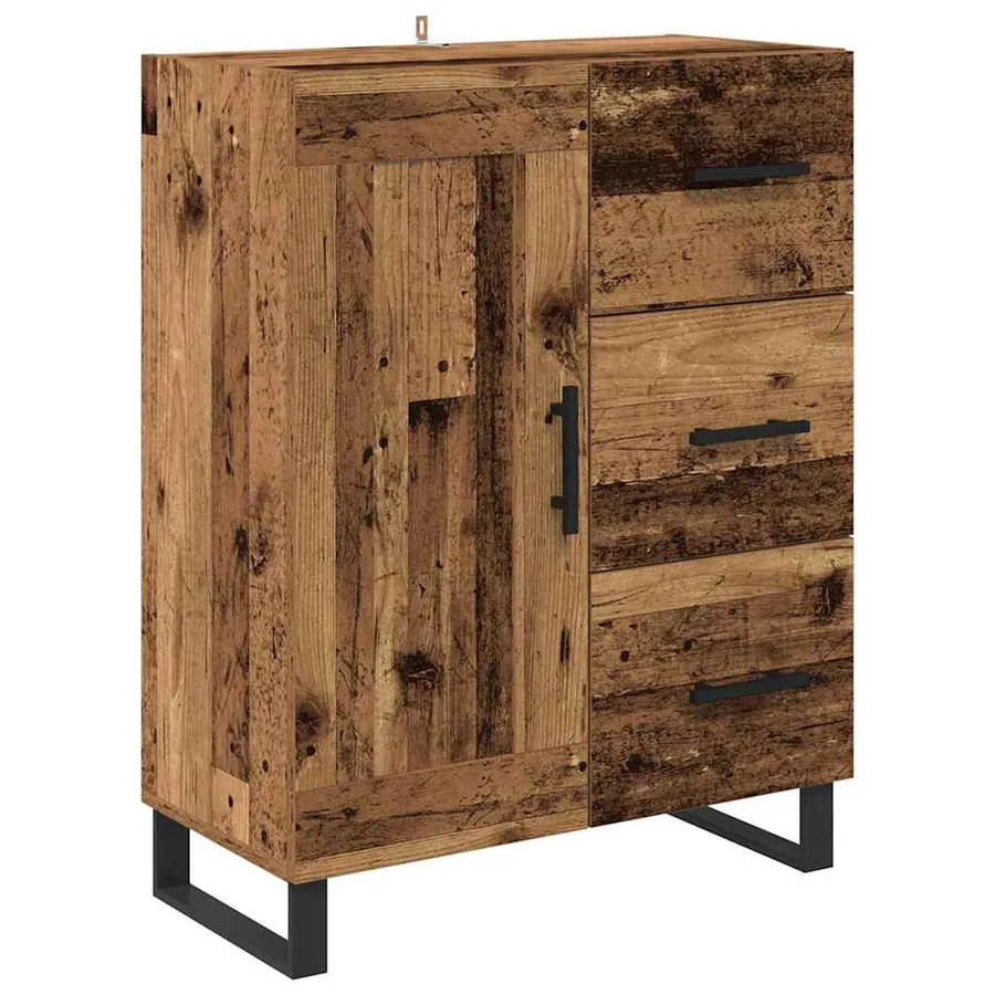 Haut Armoire Bois ancien 69,5 x 34 x 180 cm Bois d'ingénierie - 6