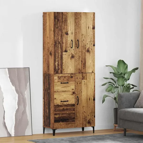 Haut Armoire Bois Ancien 69,5 x 34 x 180 cm Bois d'ingénierie