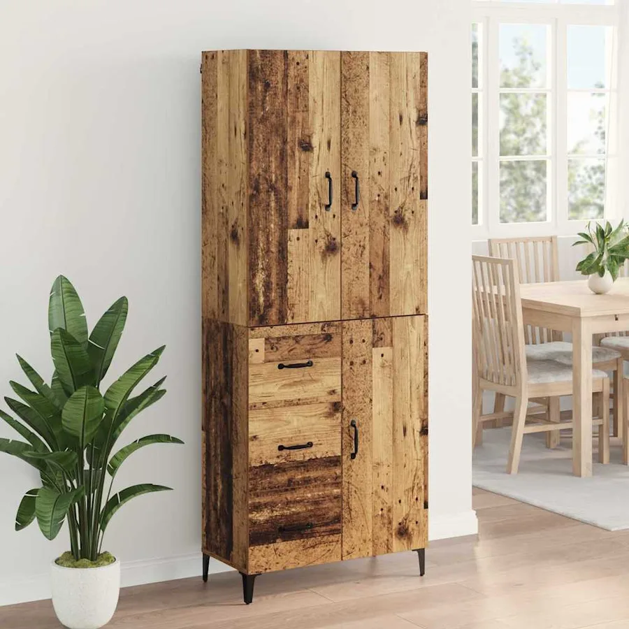 Haut Armoire Bois Ancien 69,5 x 34 x 180 cm Bois d'ingénierie - 4