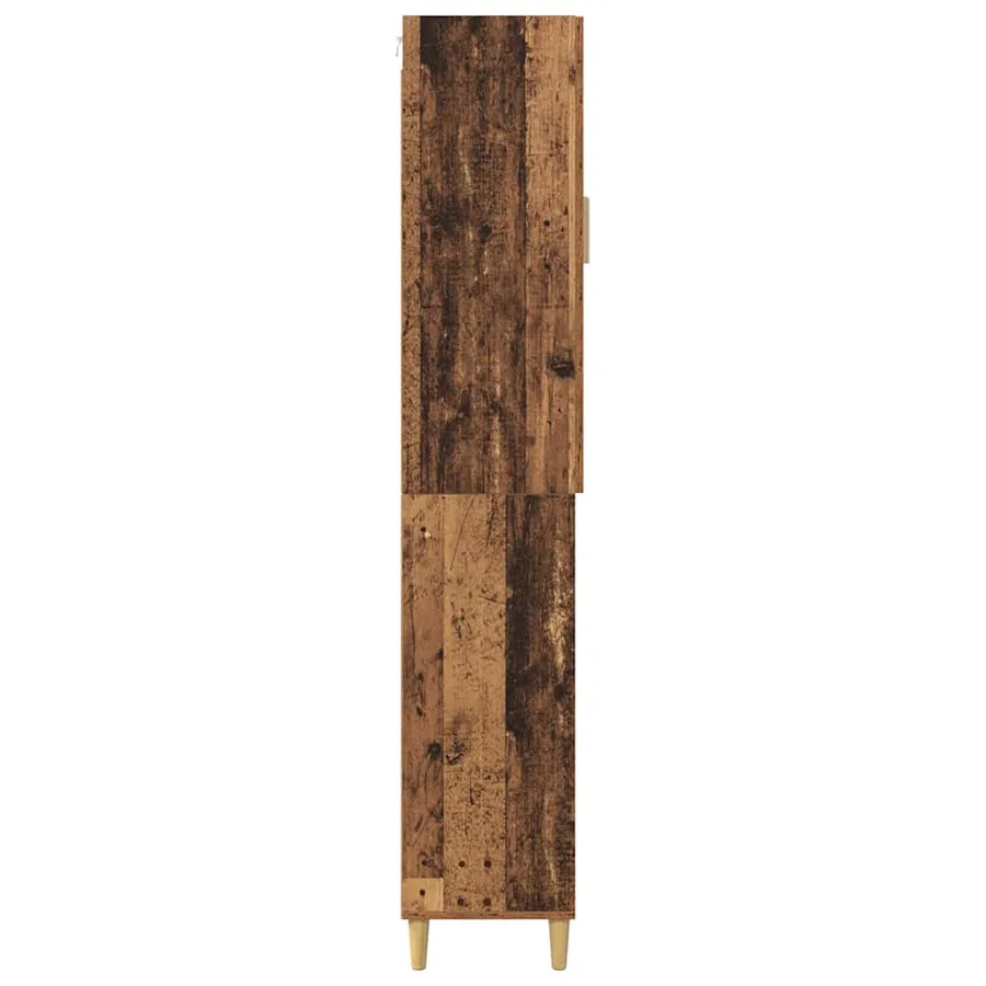 Haut Armoire Bois Ancien 69,5 x 34 x 180 cm - 9