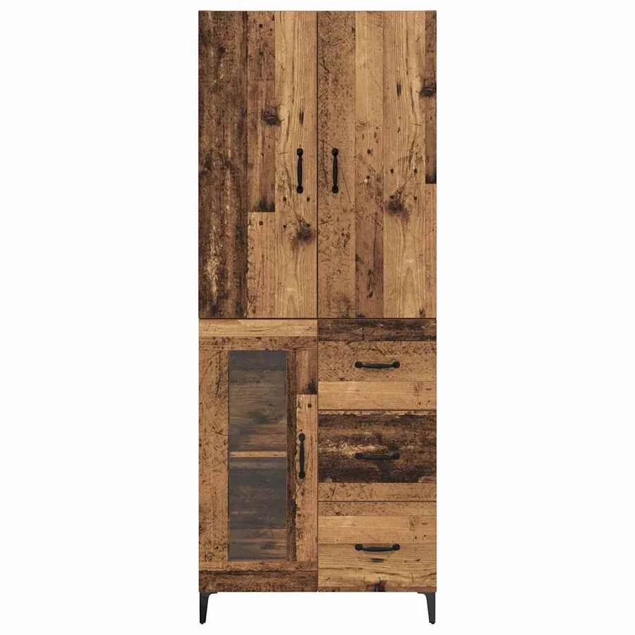 Haut Armoire Bois Ancien 69,5 x 34 x 180 cm Bois d'ingénierie - 7