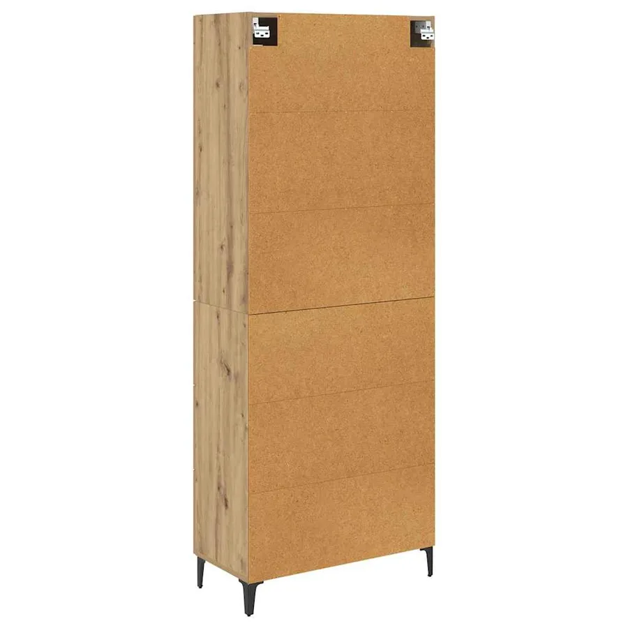 Haut Armoire Chêne artisanal 69,5 x 34 x 180 cm - 8