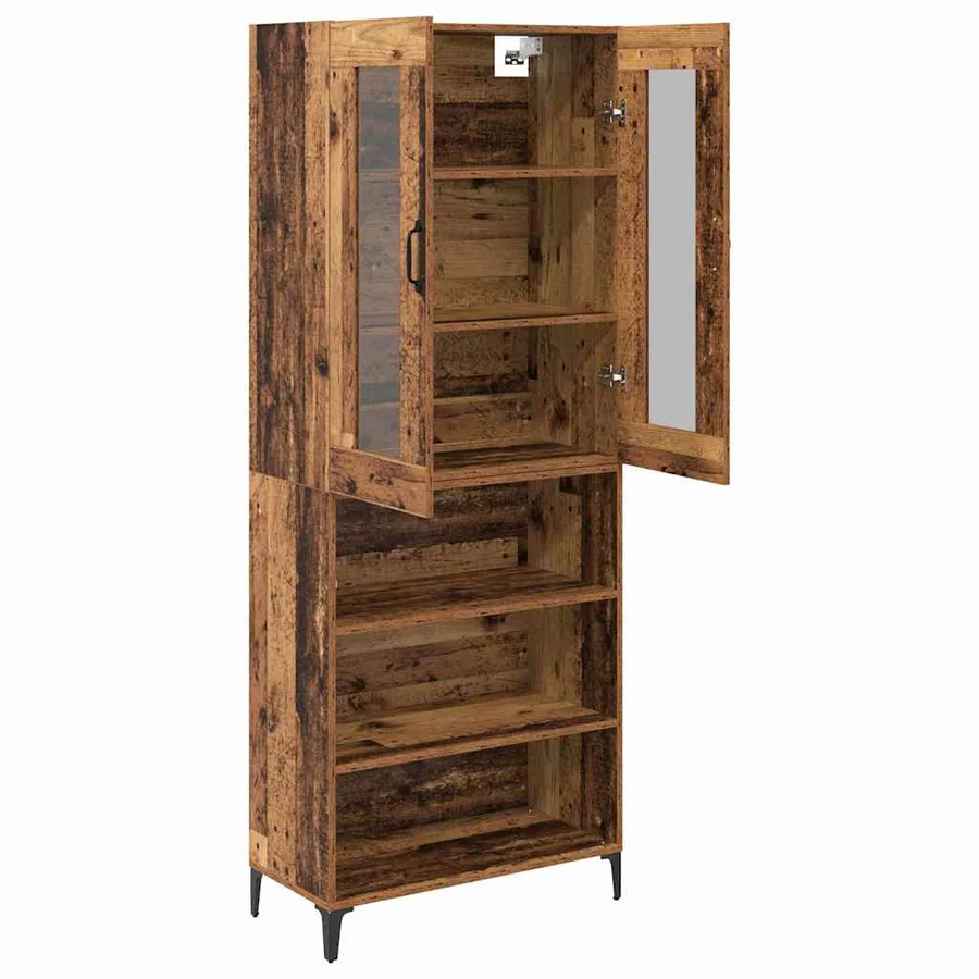 Haut Armoire Bois Ancien 69,5 x 34 x 180 cm Bois d'ingénierie - 5
