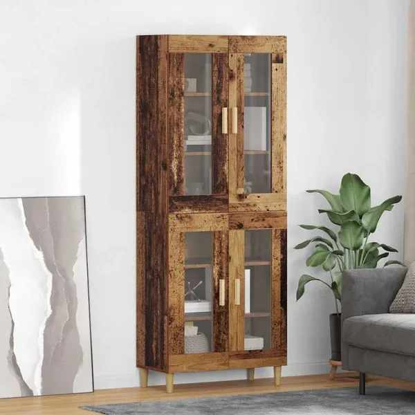 Haut Armoire Bois Ancien 69,5 x 34 x 180 cm Bois d'ingénierie