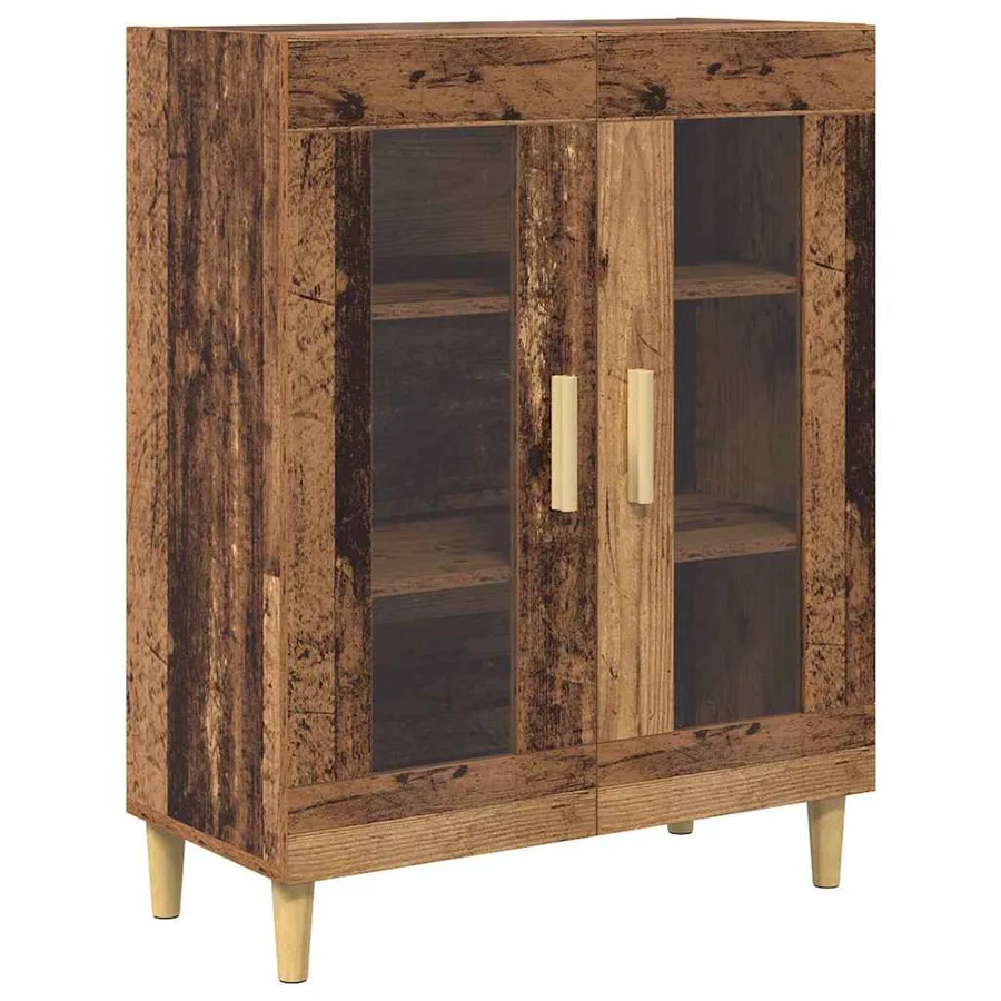 Haut Armoire Bois Ancien 69,5 x 34 x 180 cm Bois d'ingénierie - 6