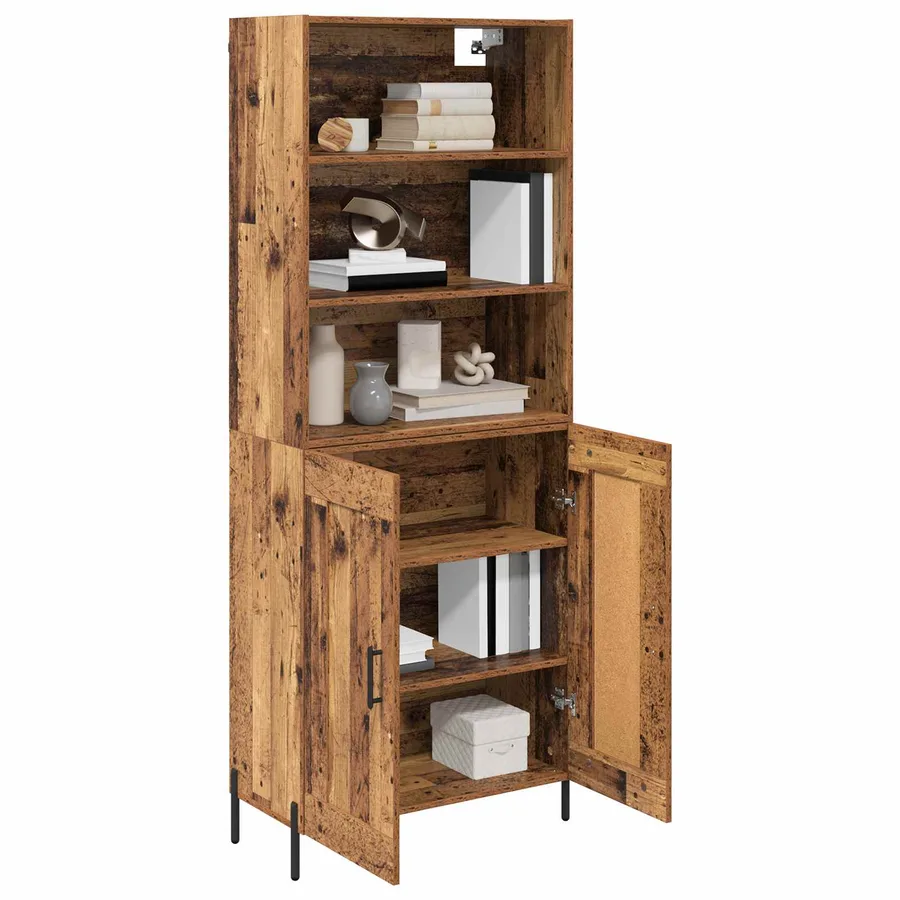 Haut Armoire Bois Ancien 69,5 x 32,5 x 180 cm Bois d'ingénierie - 3