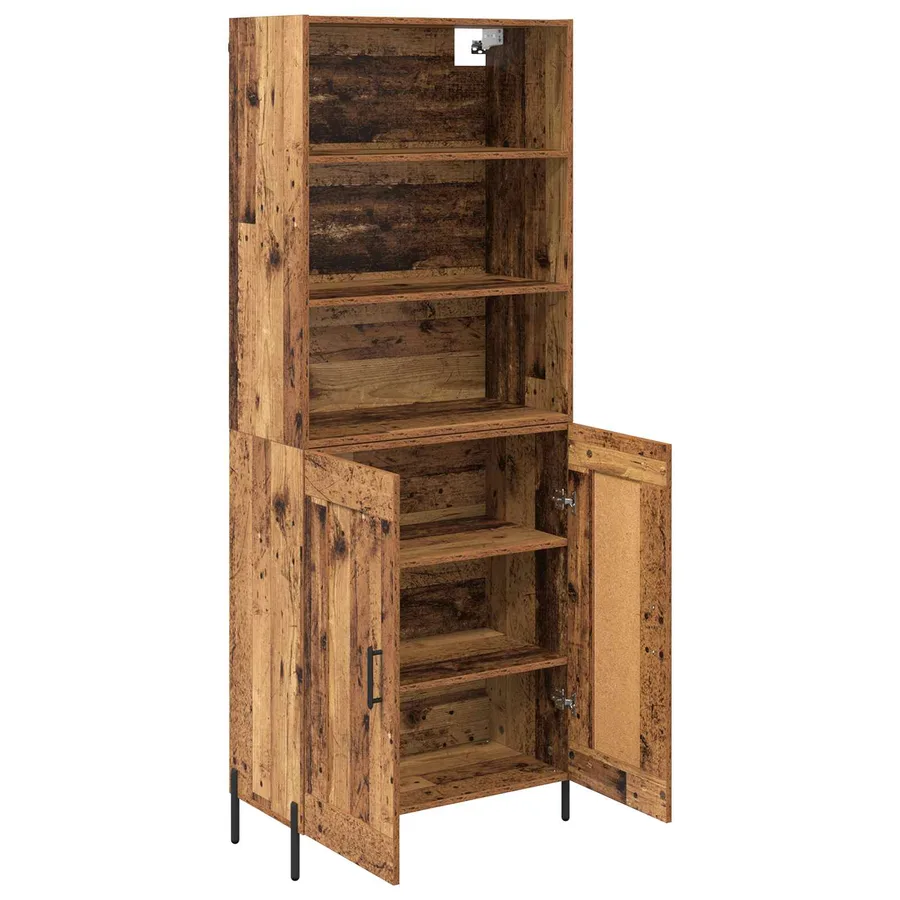 Haut Armoire Bois Ancien 69,5 x 32,5 x 180 cm Bois d'ingénierie - 5