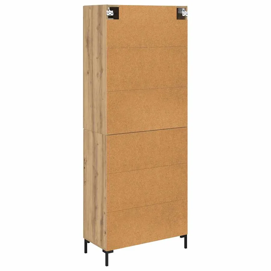 Haut Armoire 2 pcs Chêne artisanal 69,5 x 34 x 180 cm - 8