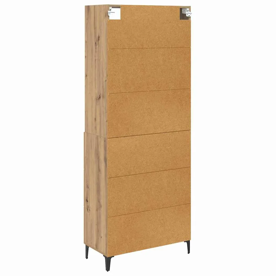 Haut Armoire Chêne artisanal 69,5 x 34 x 180 cm - 10