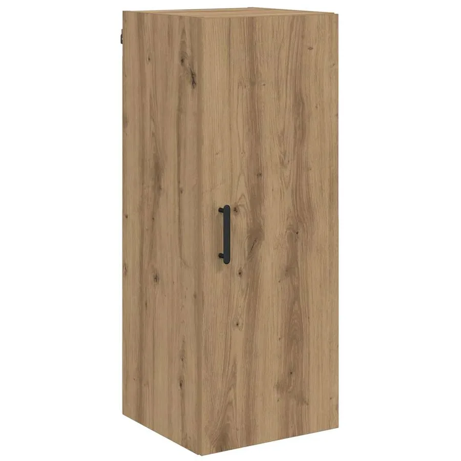 Haut Armoire avec tiroir Chêne artisanal 34,5 x 34 x 180 cm - 7