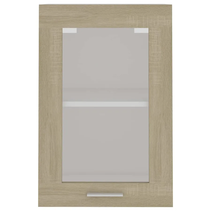 Vitrine suspendue "Lyon" Chêne Sonoma 40 x 31 x 60 cm Bois d'ingénierie - 7