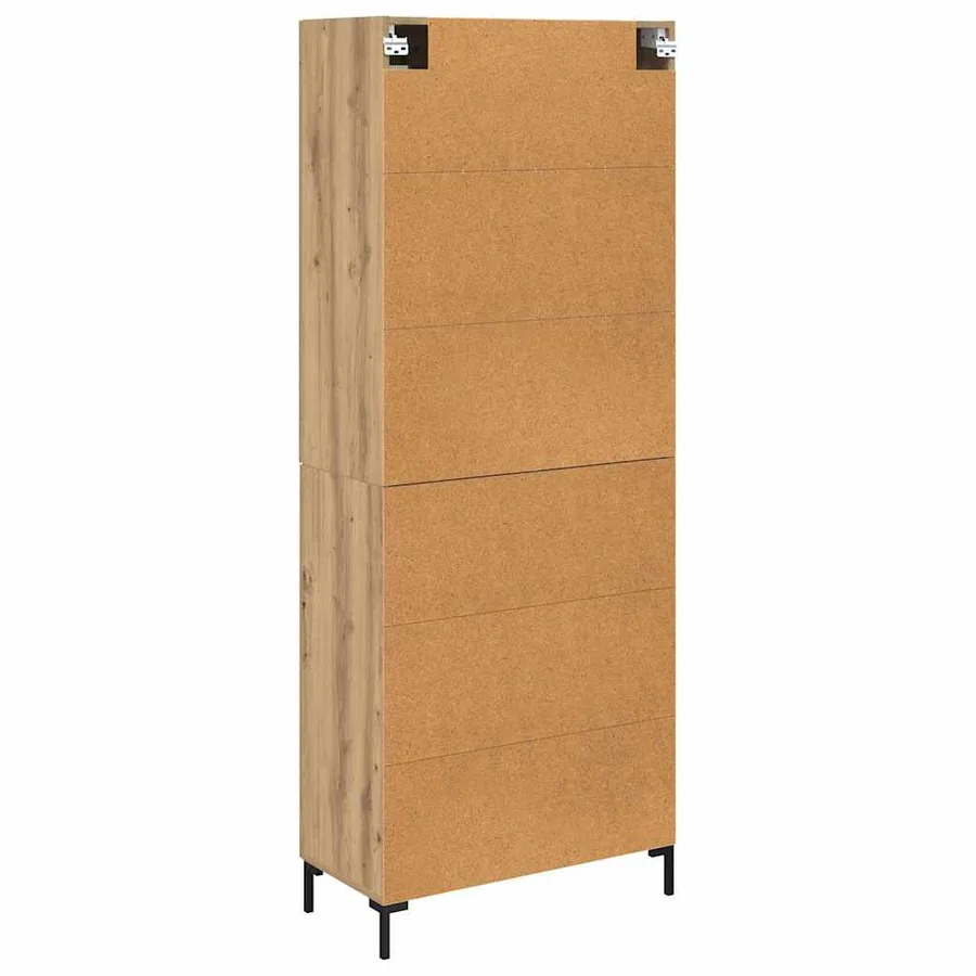 Haut Armoire 2 pcs Chêne artisanal 69,5 x 34 x 180 cm - 10