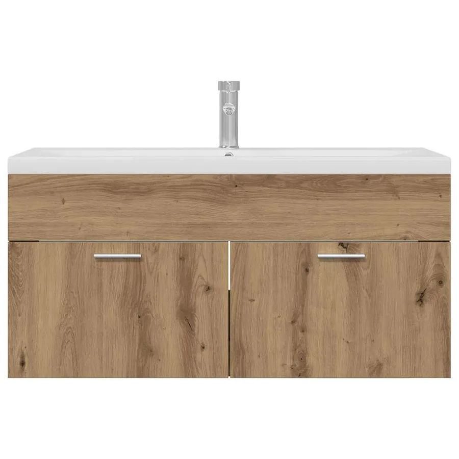 Armoire de salle de bain Chêne artisanal 100 x 38,5 x 46 cm - 7