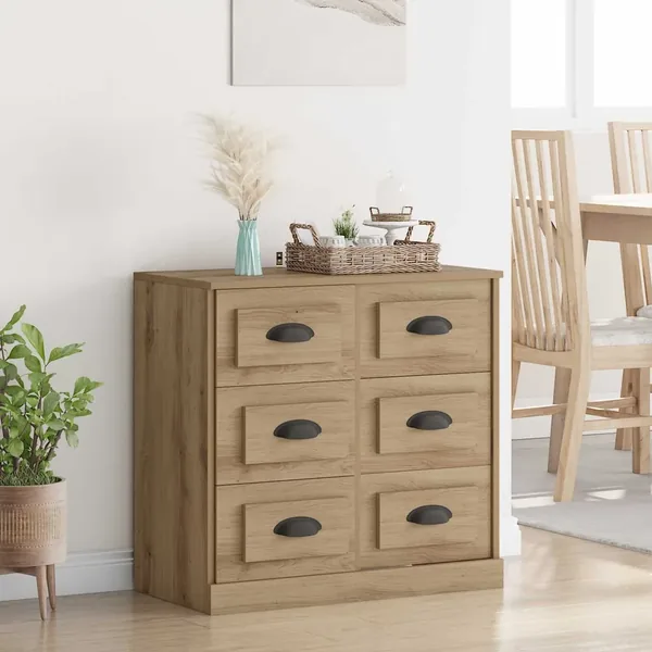 Buffet Chêne artisanal 70 x 35,5 x 67,5 cm Bois d'ingénierie