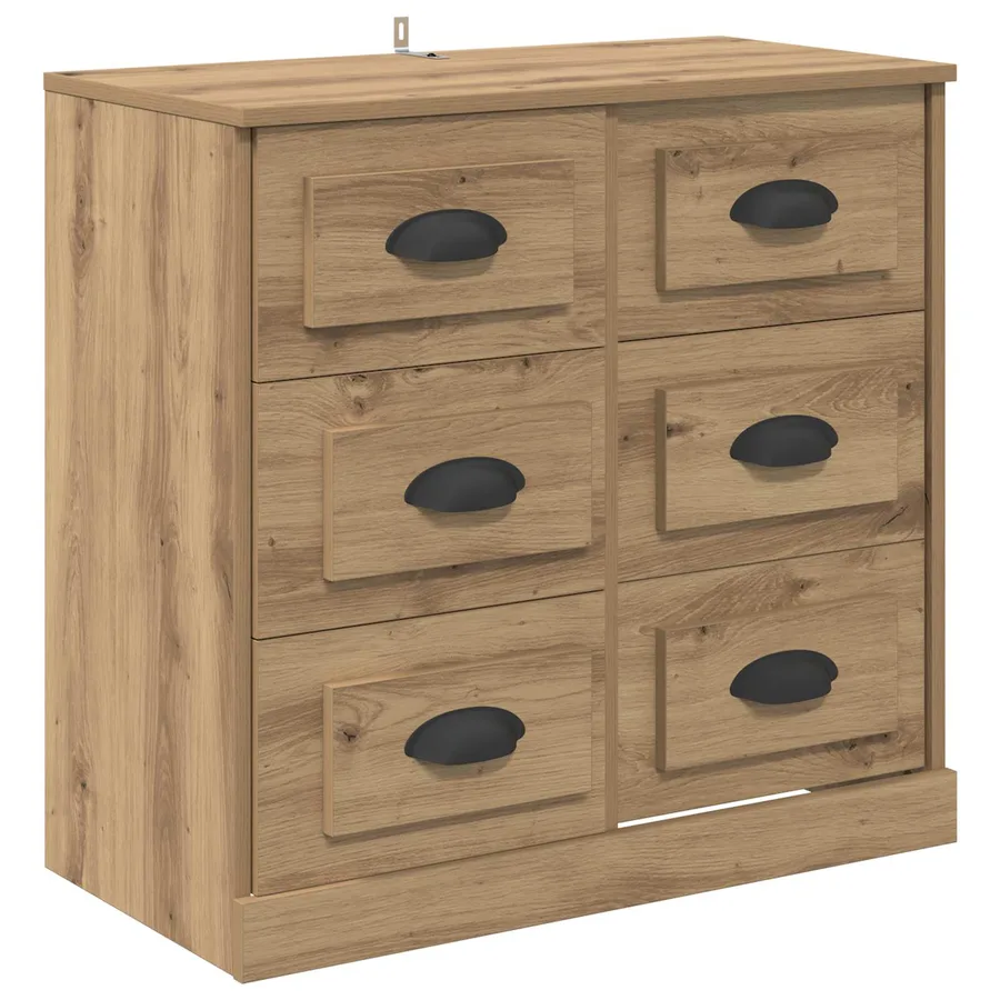 Buffet Chêne artisanal 70 x 35,5 x 67,5 cm Bois d'ingénierie - 2