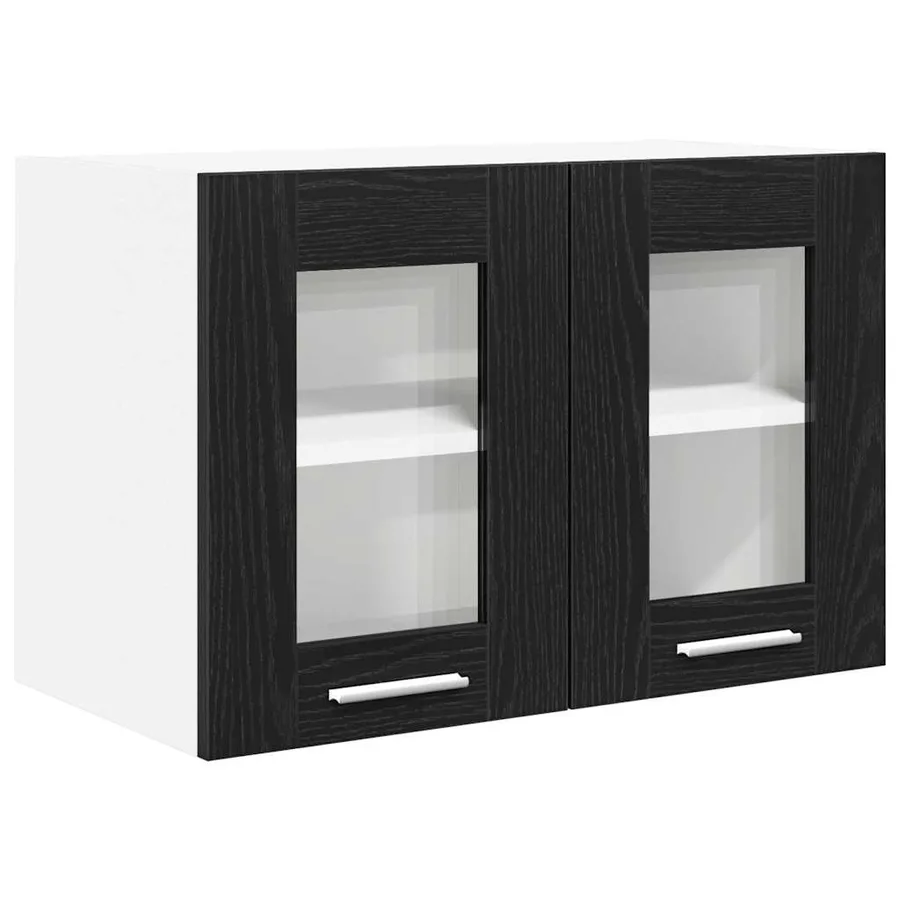 Armoire suspendue Chêne noir 60 x 31 x 40 cm Bois d'ingénierie - 5