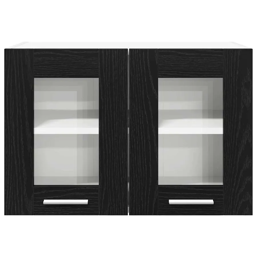 Armoire suspendue Chêne noir 60 x 31 x 40 cm Bois d'ingénierie - 6