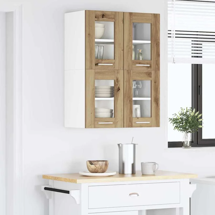 Armoire suspendue Riga 2 pcs Chêne artisanal 60 x 31 x 40 cm - 4