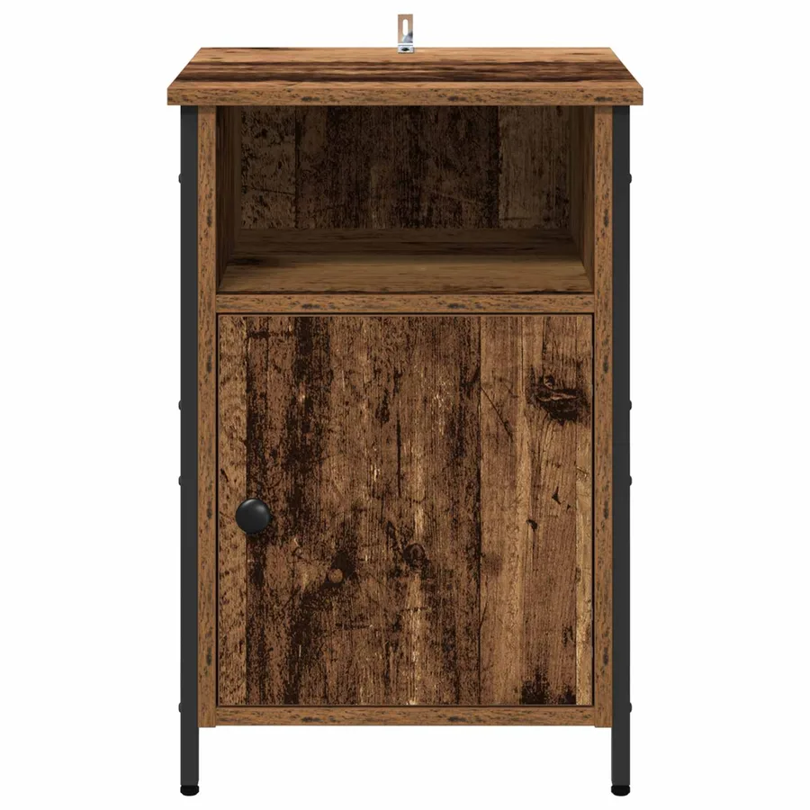 Cabinet de chevet 2 pcs Bois ancien 40 x 42 x 60 cm - 7