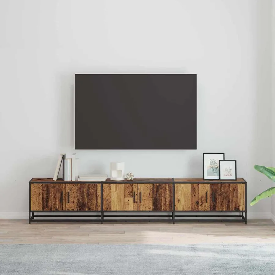 Unites TV 210 x 35 x 41 cm Bois Ancien Bois d'ingénierie