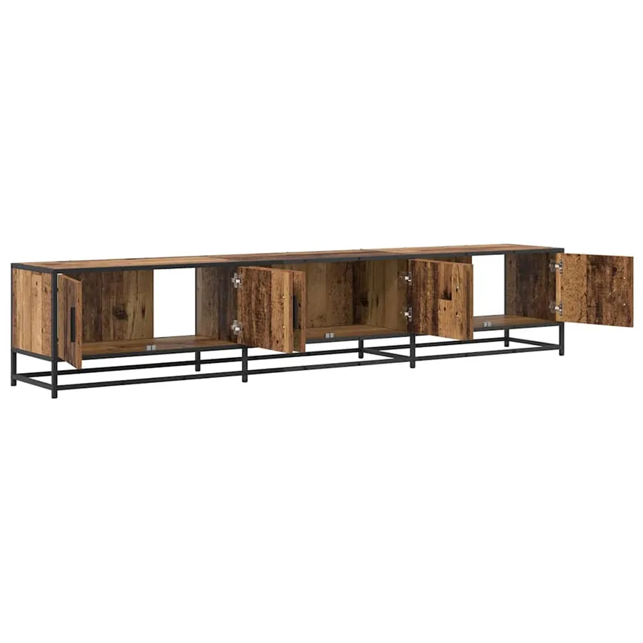 Unites TV 210 x 35 x 41 cm Bois Ancien Bois d'ingénierie - 5