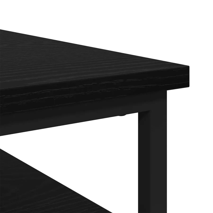 Cabinet de chevet Chêne noir 40 x 42 x 60cm Bois d'ingénierie - 10