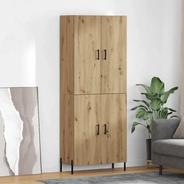 Haut Armoire Chêne artisanal 69,5 x 34 x 180 cm