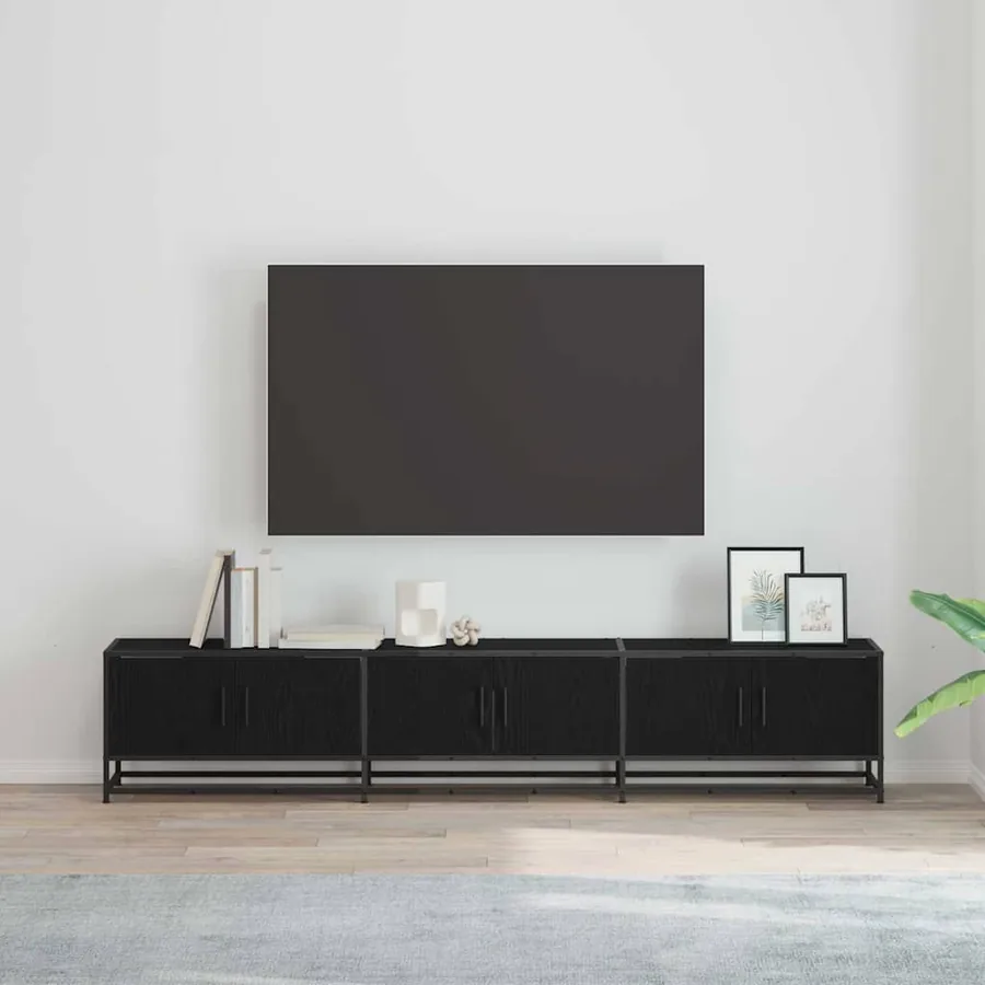 Unites TV 210 x 35 x 41 cm Chêne noir Bois d'ingénierie