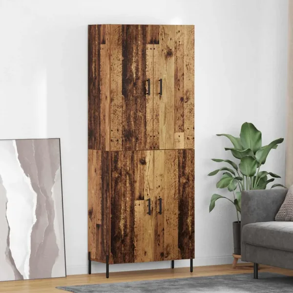 Haut Armoire Bois Ancien 69,5 x 34 x 180 cm Bois d'ingénierie