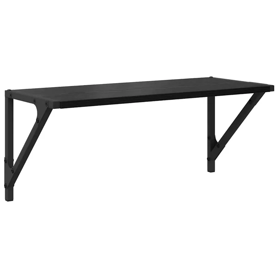 Étagères Murales 2 pcs Chêne noir 60 x 25 x 25,5 cm - 5