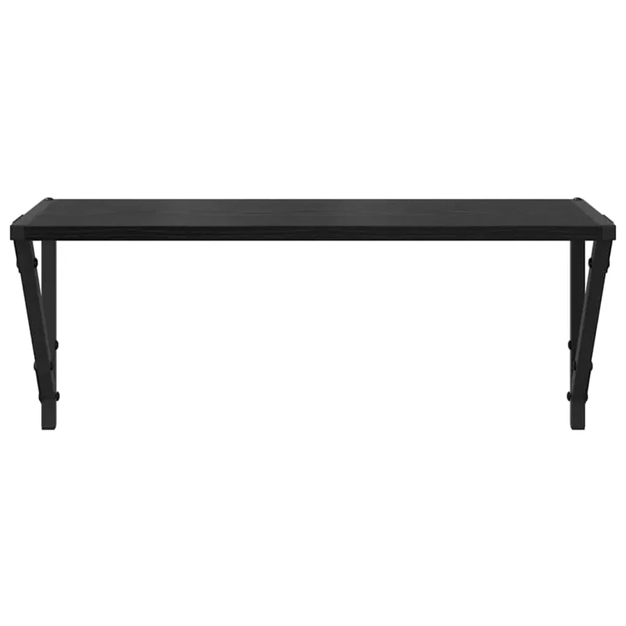Étagères Murales 2 pcs Chêne noir 60 x 25 x 25,5 cm - 6