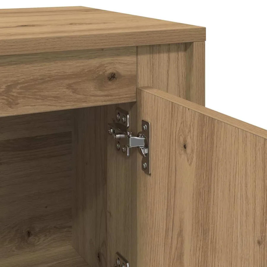 Meuble TV 102 x 35 x 45 cm Chêne artisanal Bois d'ingénierie - 9