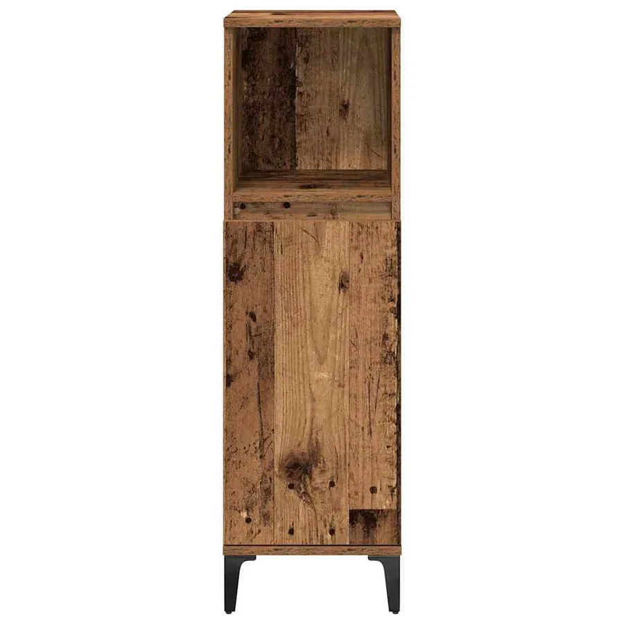 Ensemble de mobilier de salle de bain 3 pcs Bois ancien - 5