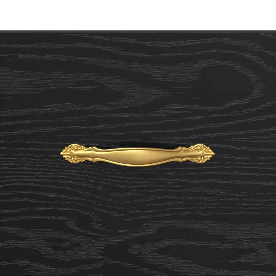 Cabinet de chevet Chêne noir 40 x 40 x 66 cm Bois d'ingénierie - 10